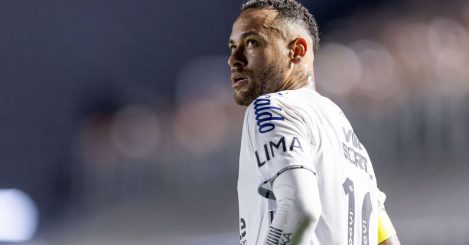 Neymar’s first touch on his fairytale Santos return is guaranteed to make you wince