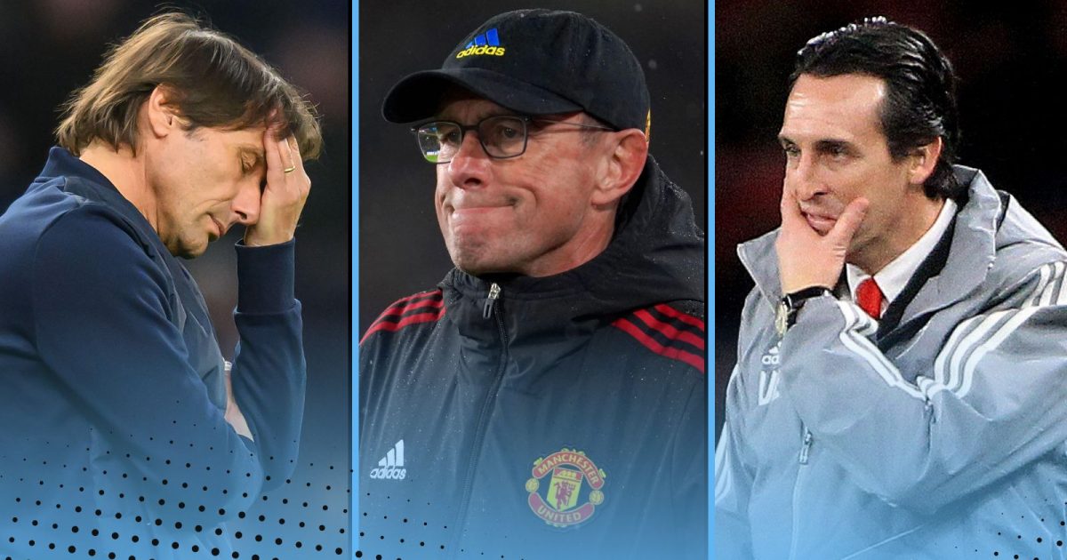 Managers that wished they'd made January signings including Antonio Conte at Tottenham, Ralf Rangnick at Manchester United and Unai Emery at Arsenal