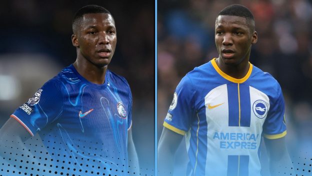 Moises Caicedo Chelsea (L) Brighton (R). One of six players to represent both clubs in the Premier League. How many can you name?