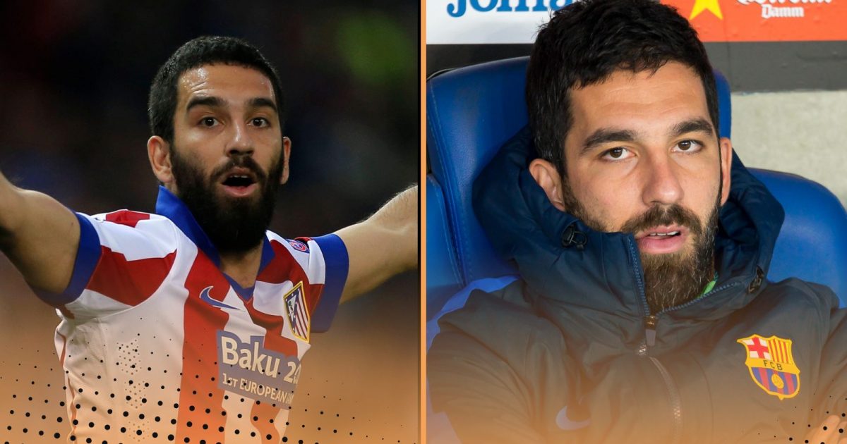 Arda Turan was a failure after leaving Atletico Madrid.