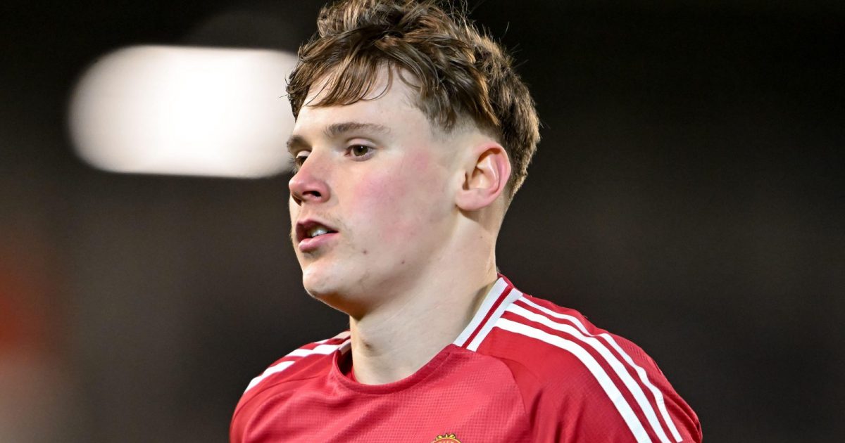 Jack Moorhouse will travel to Tottenham as part of the Manchester United squad.