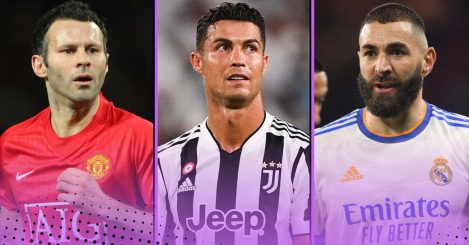The 10 players who’ve provided the most assists for Cristiano Ronaldo