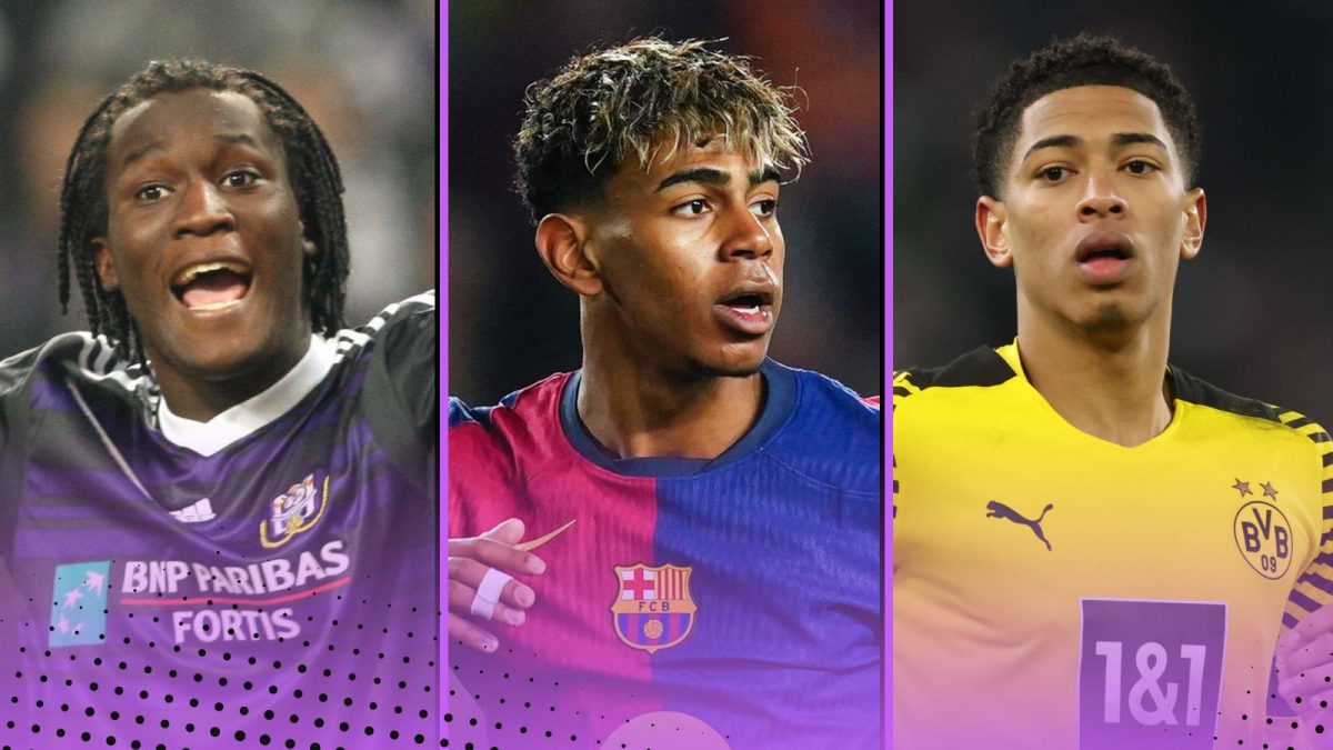 Romelu Lukaku Lamine Yamal Jude Bellingham Youngest Players to 100 professional appearances