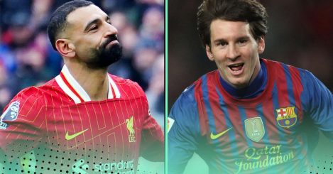 Comparing Mohamed Salah’s insane start to 2025 with Lionel Messi’s record-breaking year in 2012