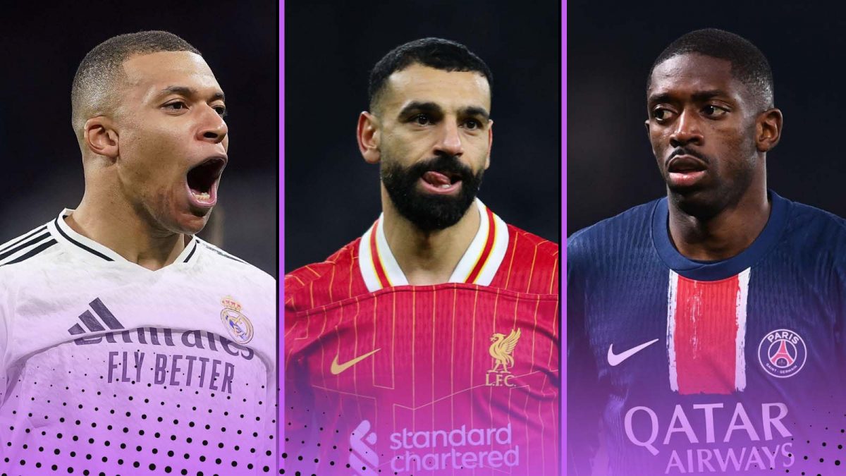 Kylian Mbappe, Mo Salah, Ousmane Dembele