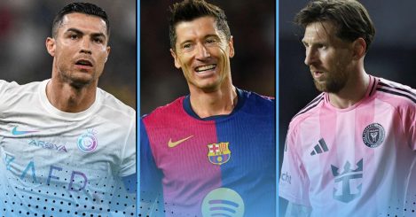 Comparing Robert Lewandowski’s stats after turning 30 with Lionel Messi and Cristiano Ronaldo
