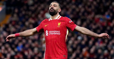 Mohamed Salah’s got so bored at Liverpool that he’s invented a physics-defying pass
