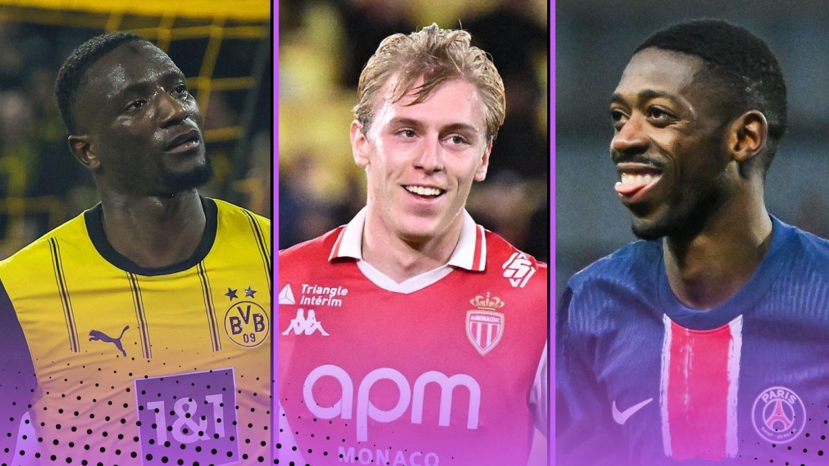 Top goalscorers Europe 2025 featuring Serhou Guirassy, Mika Biereth, Ousmane Dembele