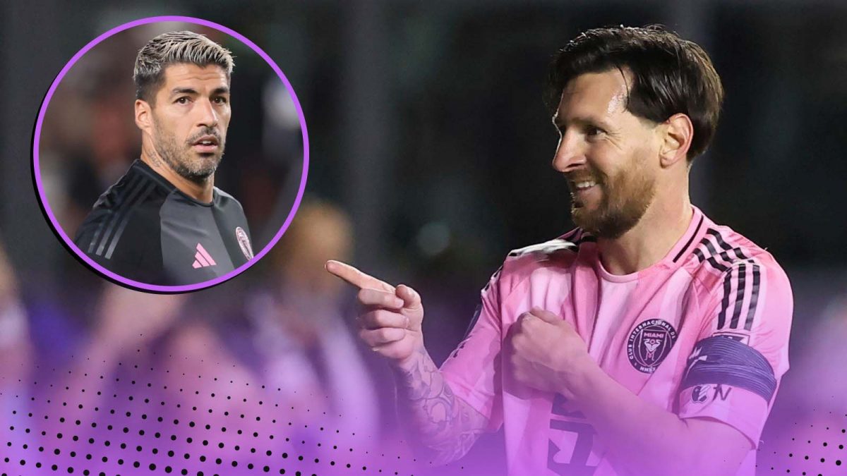 Lionel Messi and Luis Suarez