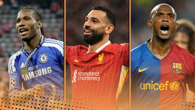 The top 10 African goalscorers in European Cup history: Salah, Drogba, Eto’o…