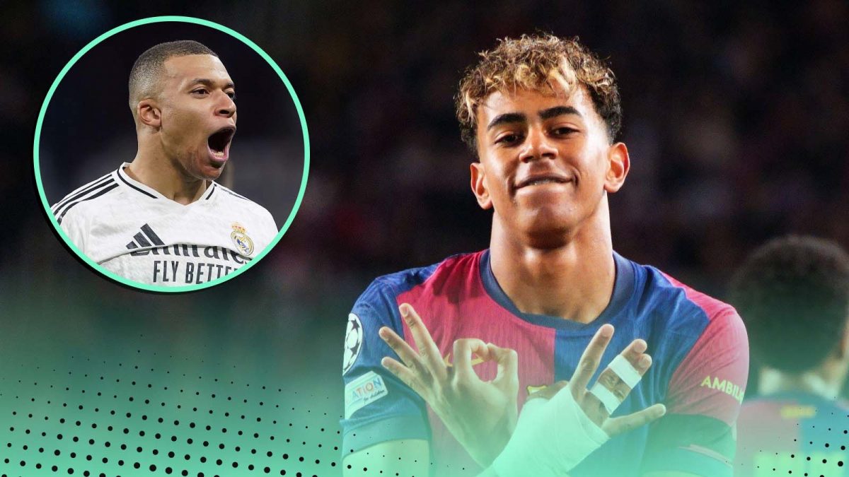 Kylian Mbappe and Lamine Yamal
