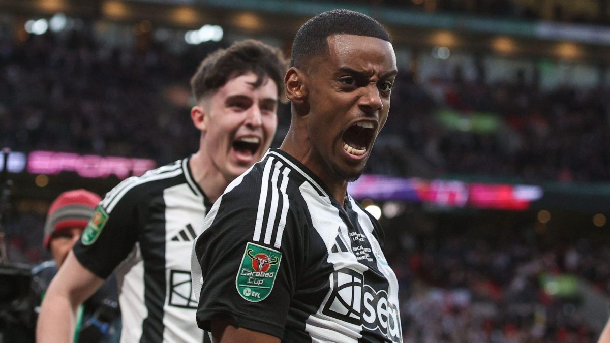 Alexander Isak scored Newcastle's second on a historic day.