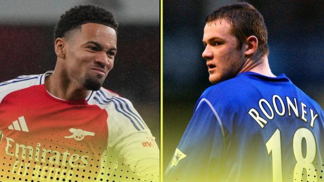 Ethan Nwaneri Wayne Rooney Arsenal Everton Career Records at age 18 compared goals assists