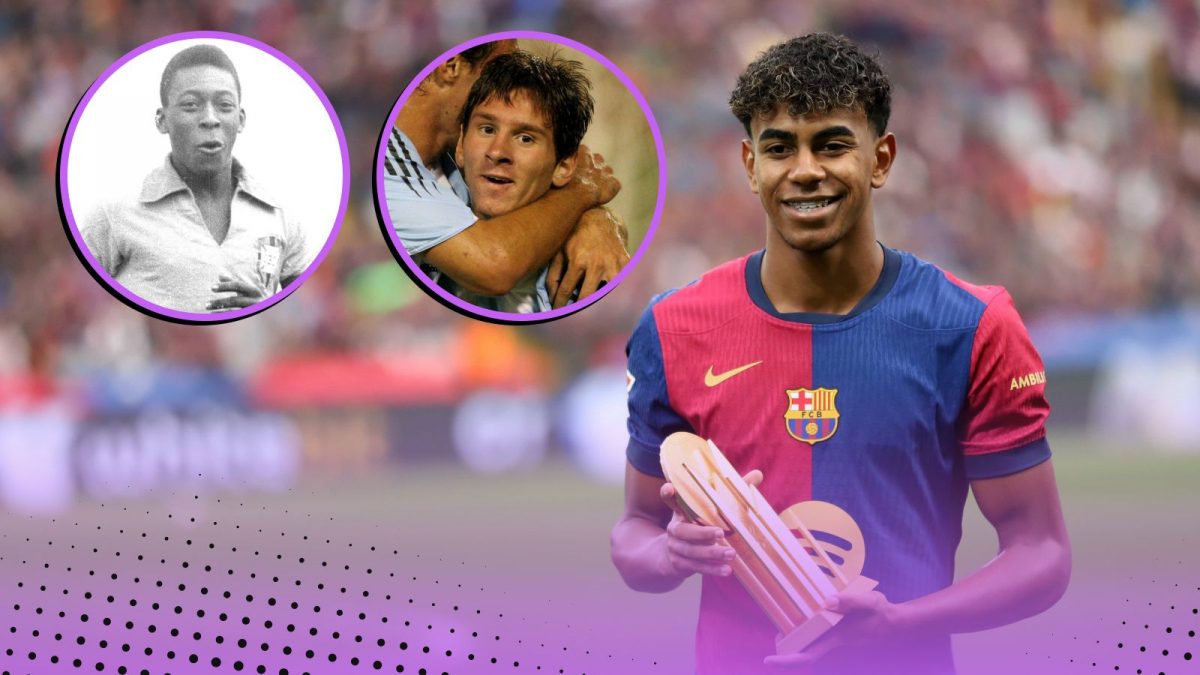 Lamine Yamal Lionel Messi Pele Best Under-18 footballers in history