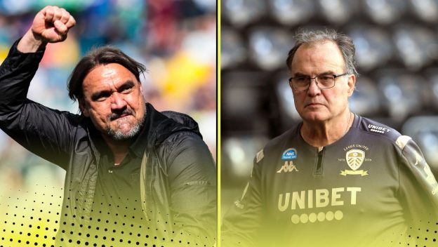 Marcelo Bielsa Daniel Farke Leeds United 100 matches stats comparison