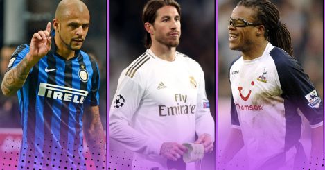 The 10 players with the most red cards in football history: Davids, Ramos, Melo…