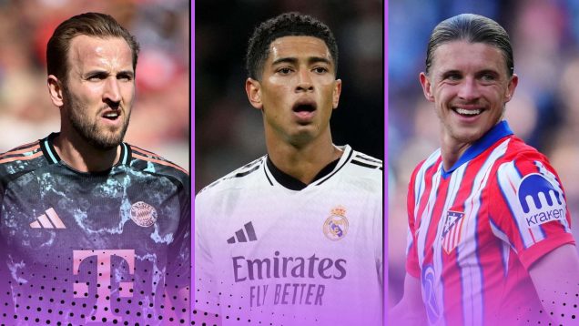 Harry Kane, Jude Bellingham, Conor Gallagher