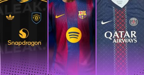New kits & leaks for 2025-26: Arsenal, Liverpool, Man Utd, PSG, Barcelona, Real Madrid…