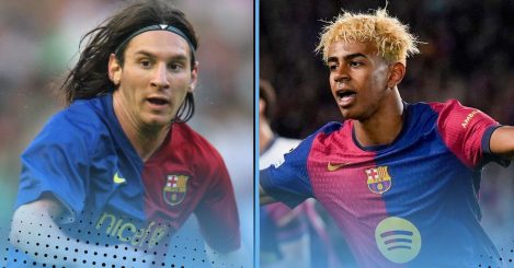 Comparing Lamine Yamal’s Barcelona stats after 100 matches with Lionel Messi’s