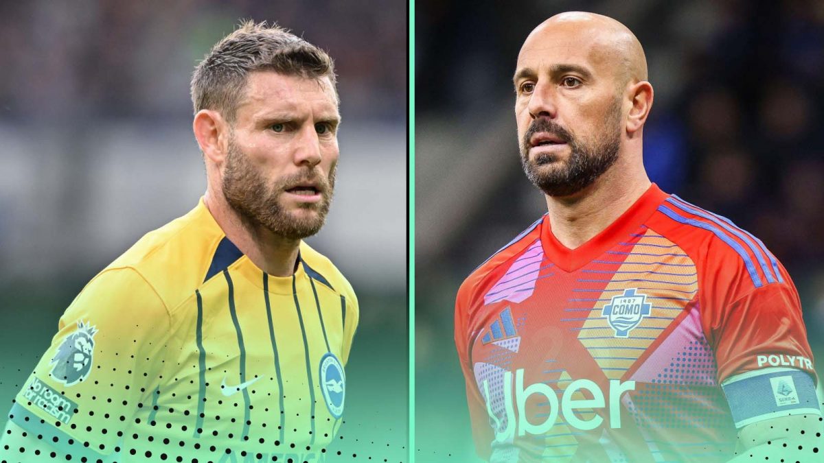 James Milner and Pepe Reina