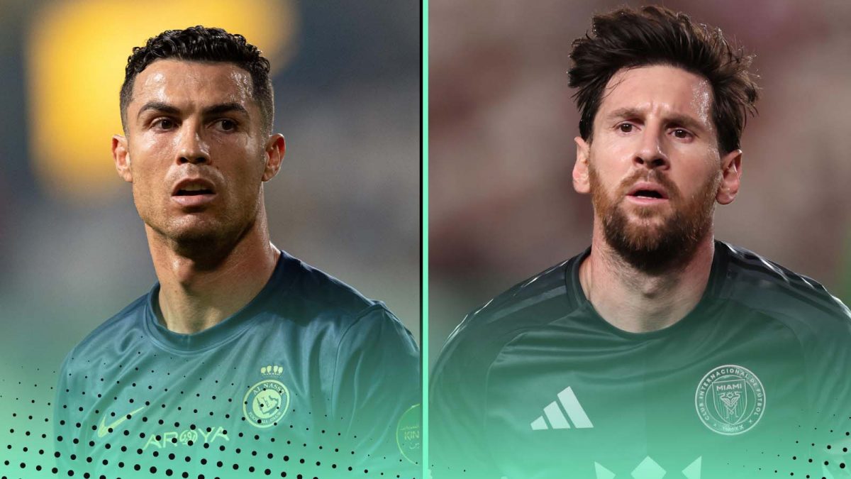 Cristiano Ronaldo and Lionel Messi.