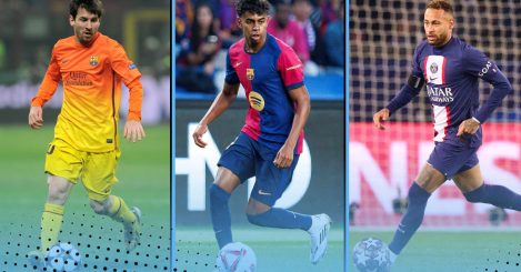 How close is Lamine Yamal to beating Messi and Neymar’s insane dribbling records?