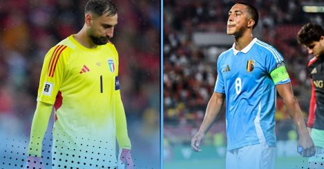 Italy & Belgium among teams in danger of missing the 2026 World Cup