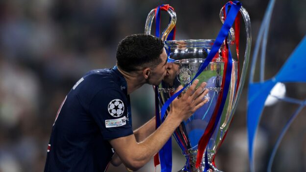 This player has won the Champions League with both Real Madrid and PSG.