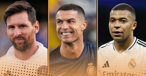 The eight highest-paid footballers in the world according to Forbes: Messi, Ronaldo, Mbappe…