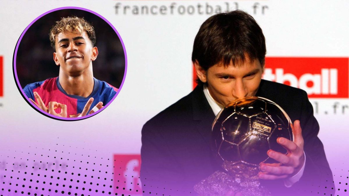 Lamine Yamal and Lionel Messi