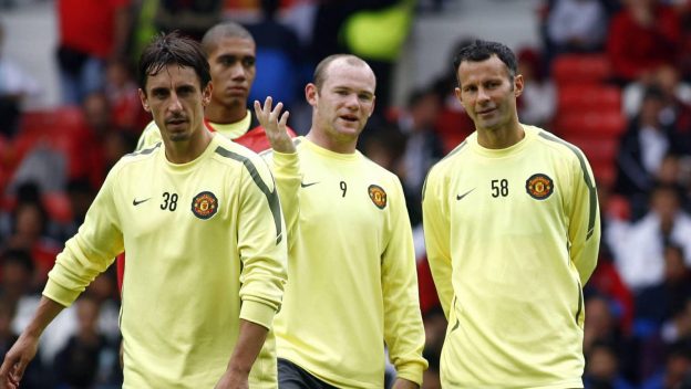 Wayne Rooney, Ryan Giggs, Gary Neville