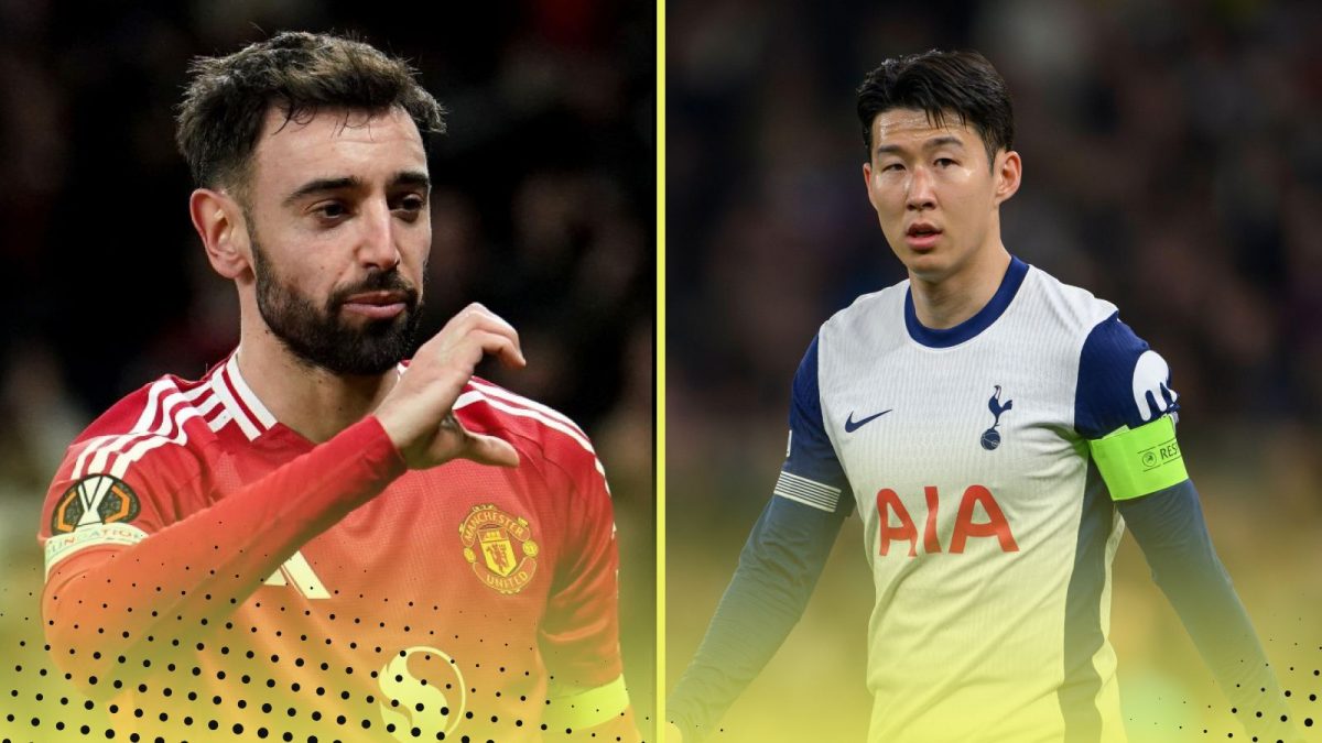 Bruno Fernandes and Son Heung-min will captain their sides in tonight's final.