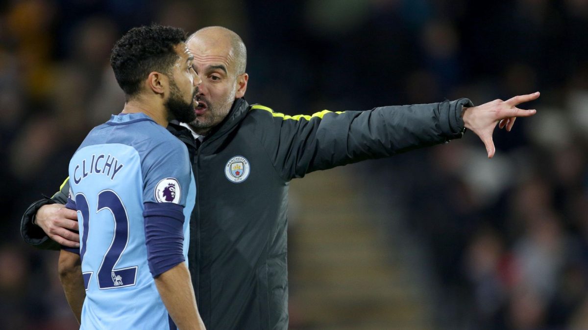 Gael Clichy only lasted a single season under Pep Guardiola.