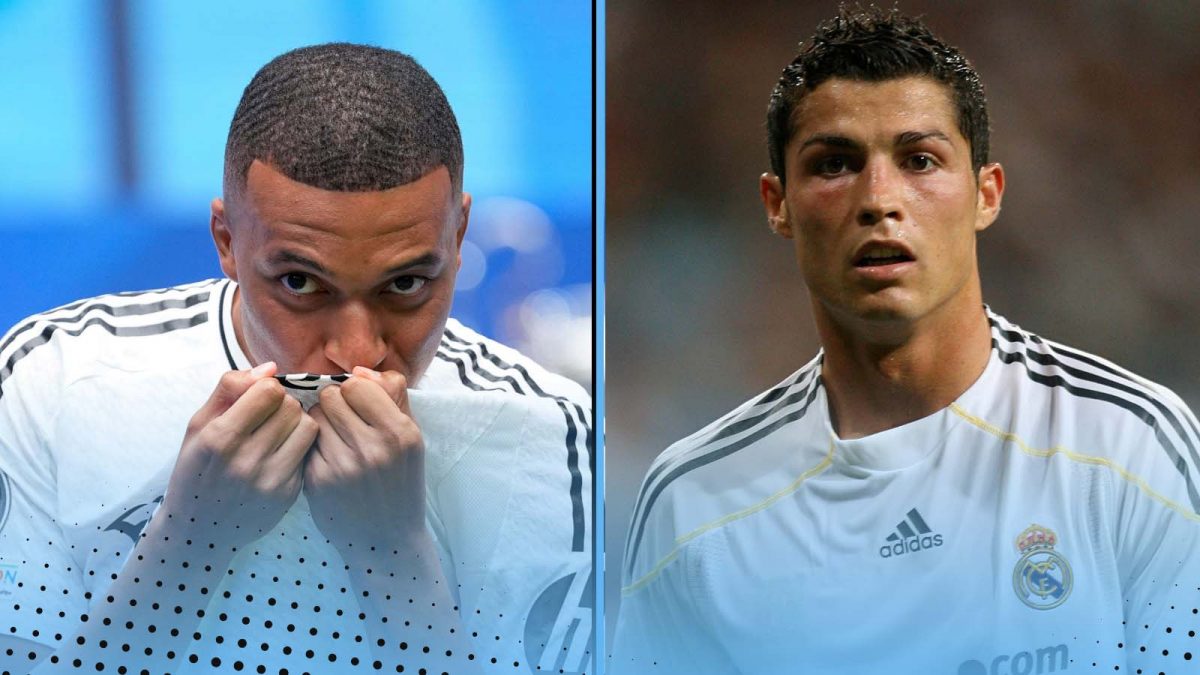 Kylian Mbappe and Cristiano Ronaldo
