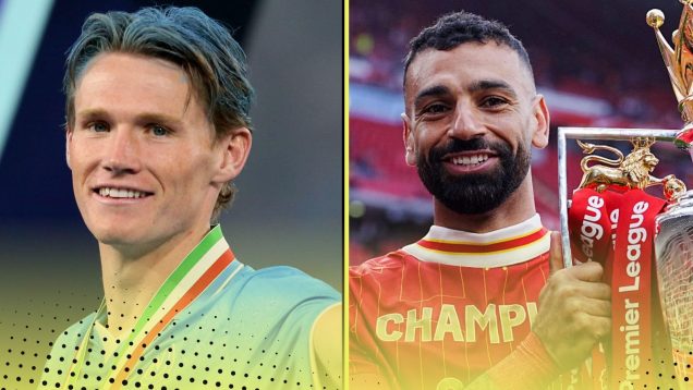 Scott McTominay and Mohamed Salah both won the league title with their clubs this year.