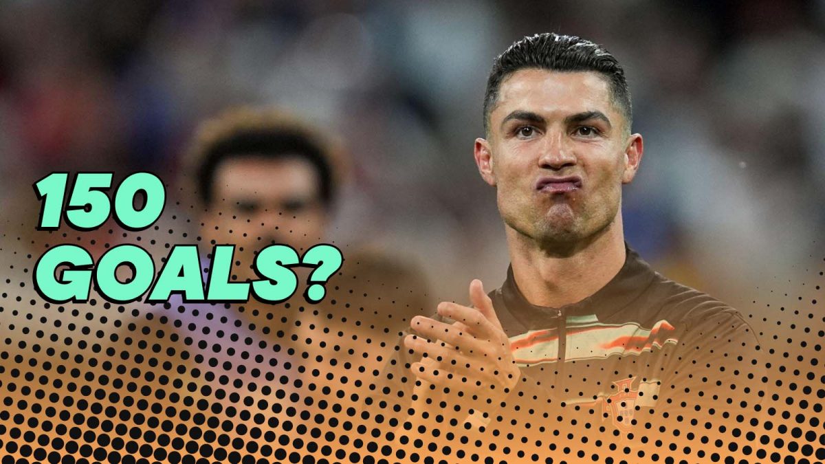 Cristiano Ronaldo is closing in on 150 international goals