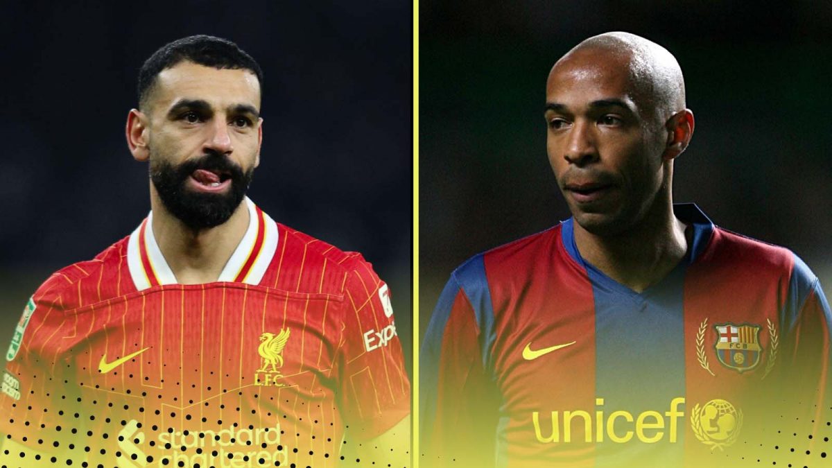Mo Salah and Thierry Henry