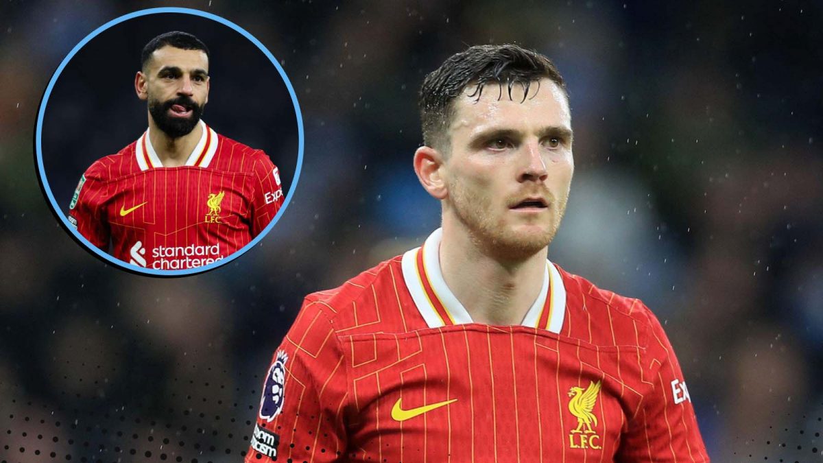 Andy Robertson and Mo Salah