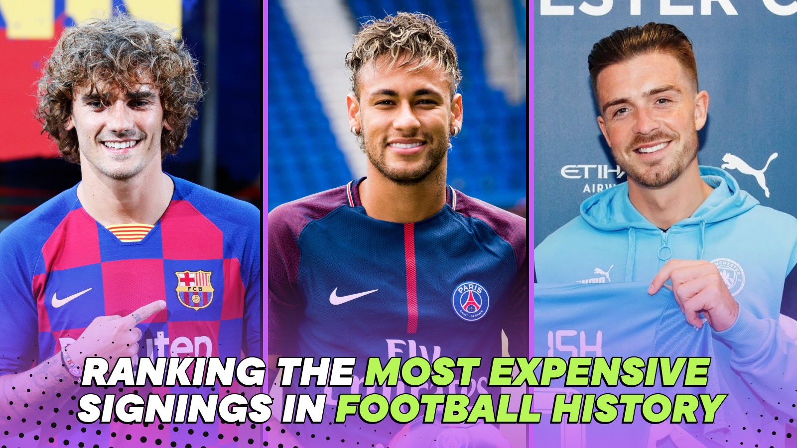 Cada transferência superior a £ 100 milhões é classificada da pior para a melhor. Cada transferência superior a £ 100 milhões é classificada da pior para a melhor.