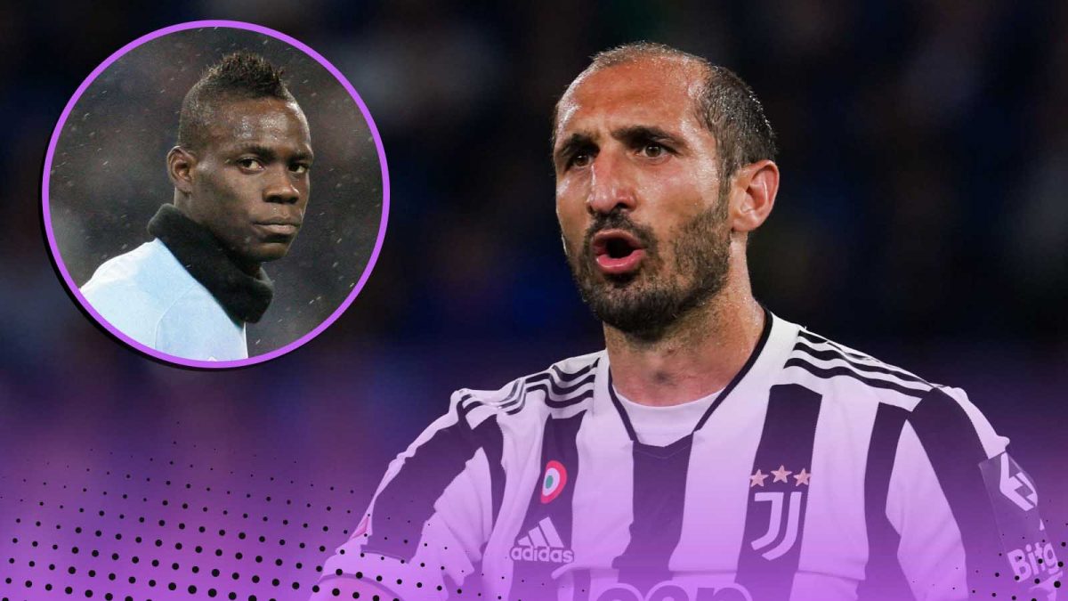 Guorgio Chiellini and Mario Balotelli