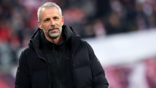 Leipzig, Germany. 15th Mar, 2025. Soccer, Bundesliga, RB Leipzig - Borussia Dortmund, Matchday 26, Red Bull Arena, Leipzig coach Marco Rose before the match