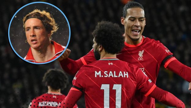 Virgil van Dijk, Mohamed Salah, Fernando Torres, Liverpool