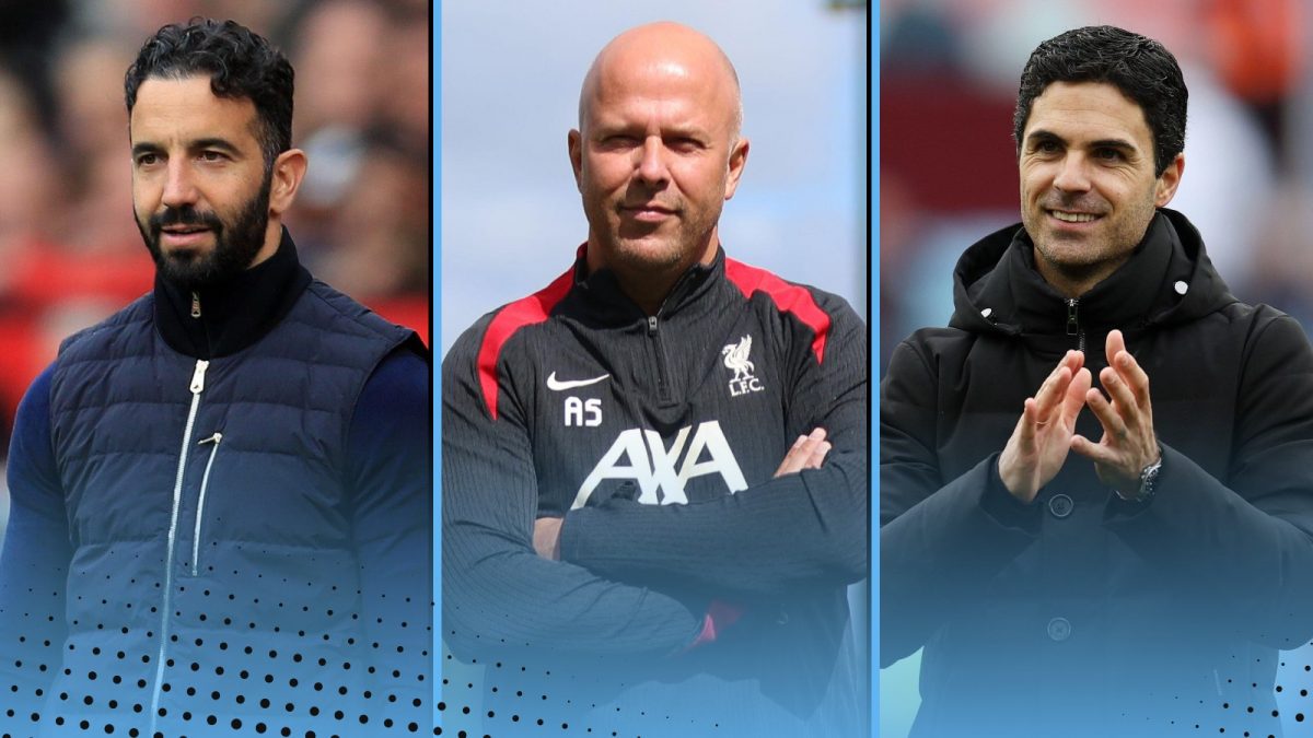 Ruben Amorim, Arne Slot, Mikel Arteta