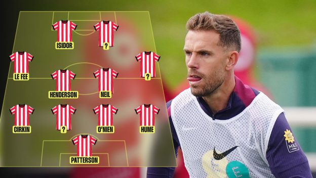 Sunderland XI 2025-26 Dream for Premier League featuring Jordan Henderson