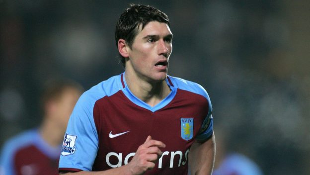 The all-time Premier League appearance maker for Aston Villa pictured in 2008.