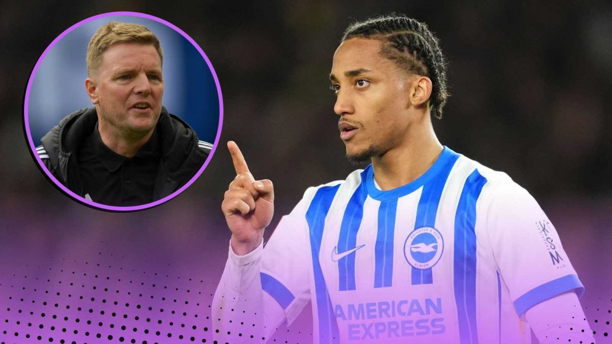 Eddie Howe and Joao Pedro