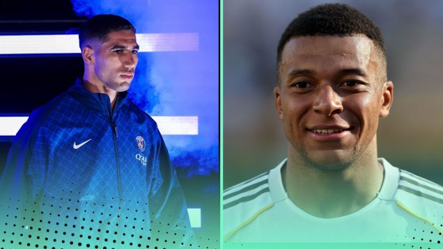 Achraf Hakimi and Kylian Mbappe will both face their former club this evening.