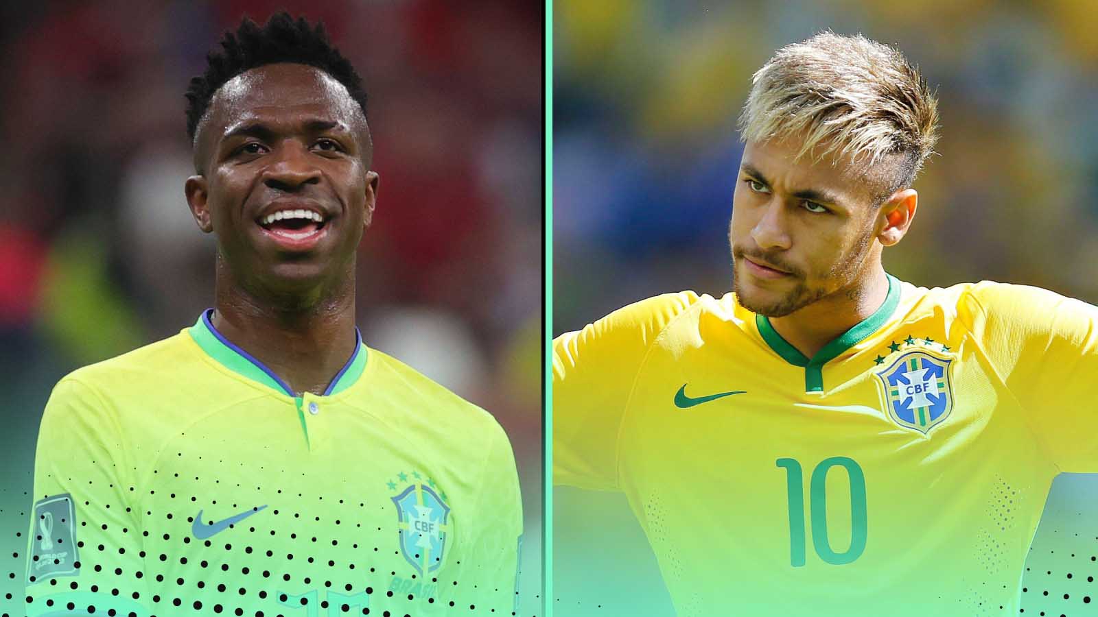 Vinicius Junior and Neymar