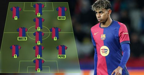 Lamine Yamal names his all-time Barcelona XI and it is ridiculously good