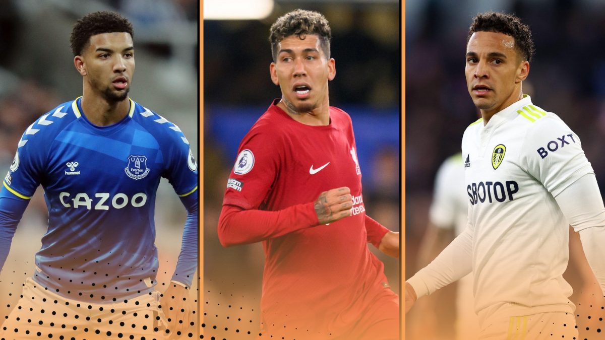 Mason Holgate, Roberto Firmino and Rodrigo